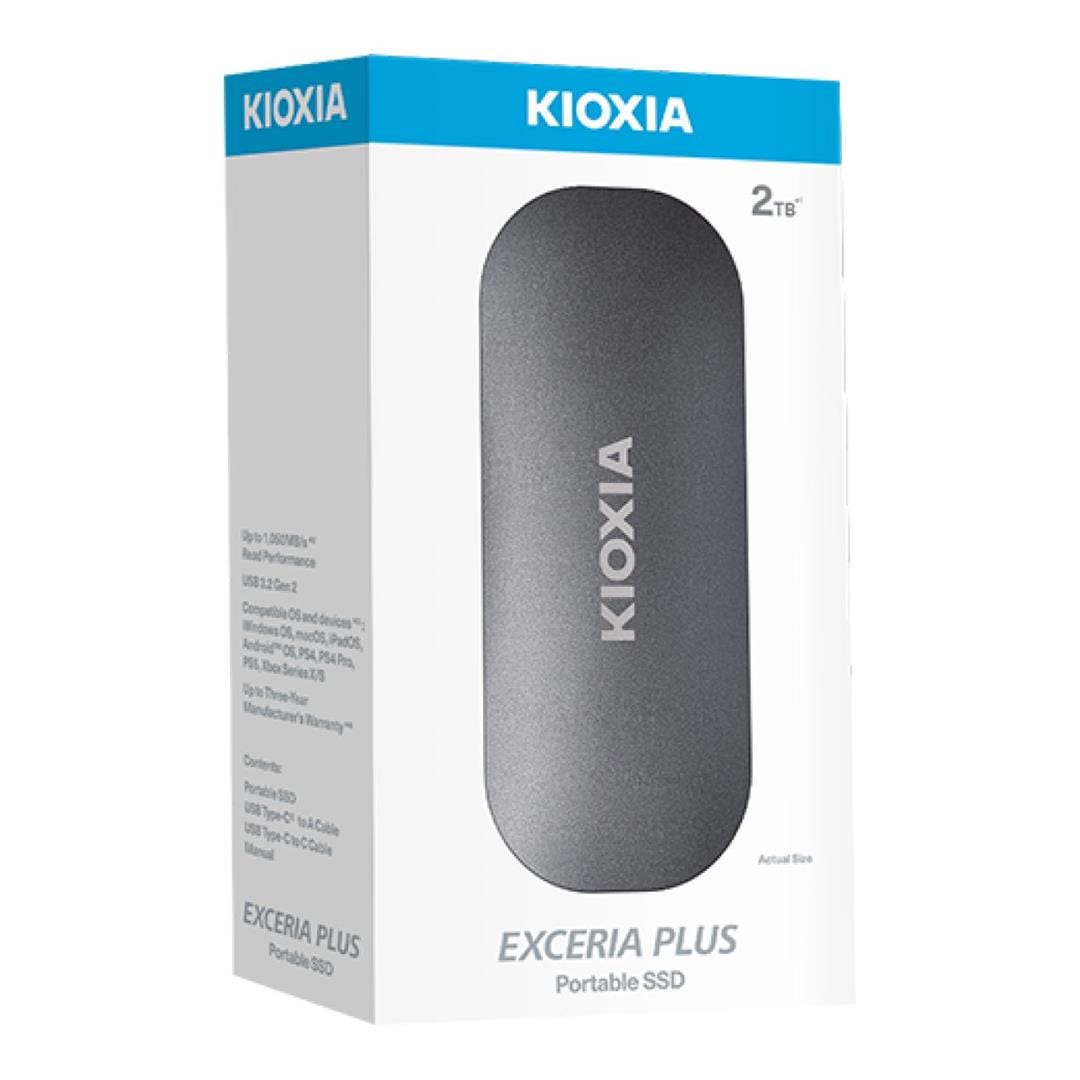 Kioxia EXCERIA PLUS 2TB Portable External SSD LXD10S002TG8