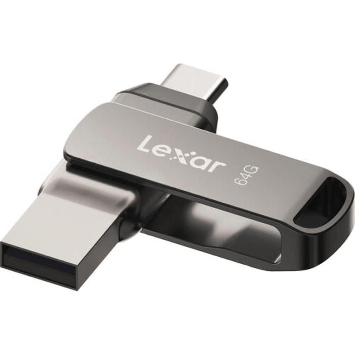 Lexar Jumpdrive D400 64GB 3.1 Dual Type-C and Type-A Flash Drive LXJDD40064