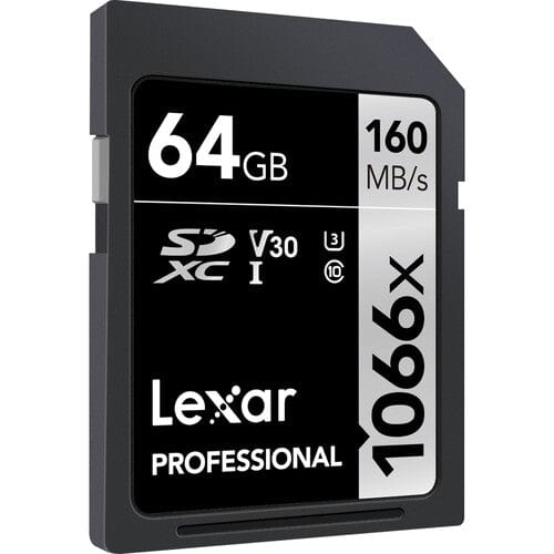 Lexar Professional SD PRO 64GB Memory Card LXSD1066P64