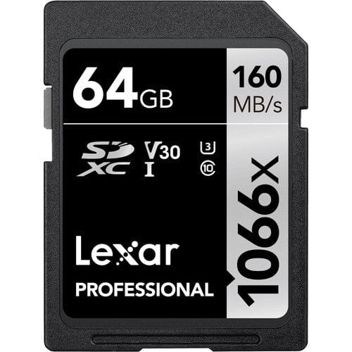 Lexar Professional SD PRO 64GB Memory Card LXSD1066P64