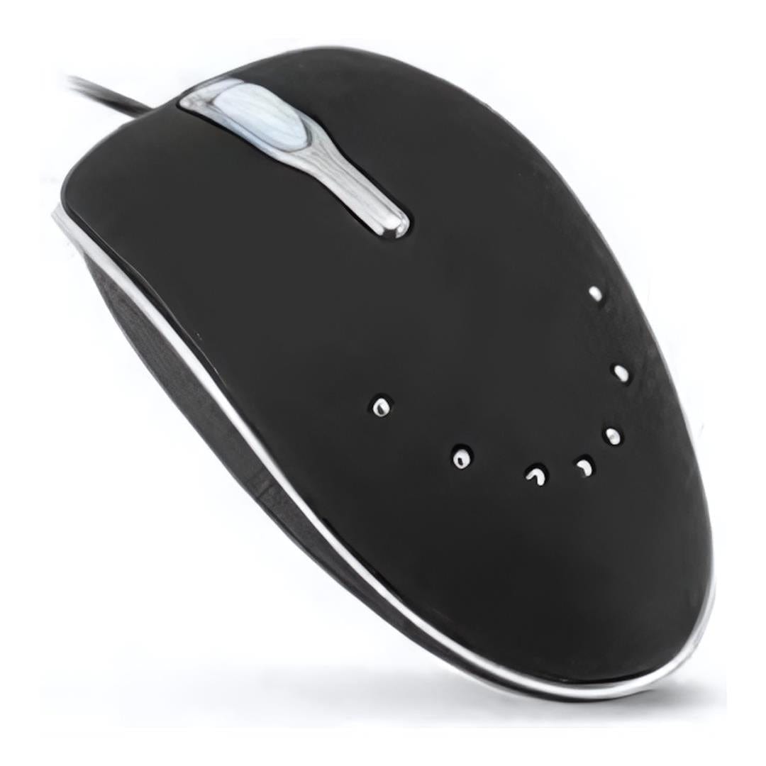 UniQue PS/2 Mouse With Carry Pouch - Black M0-N133BK
