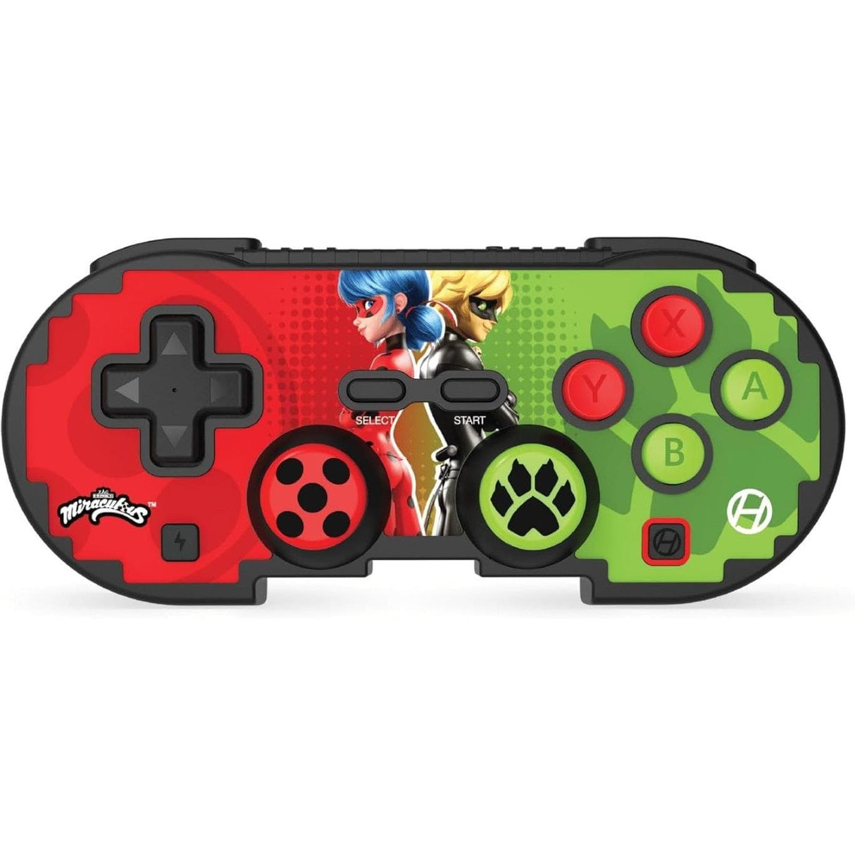 Hyperkin Official Miraculous Pixel Art Bluetooth Switch Controller - Ladybug & Cat M01328-MTBC