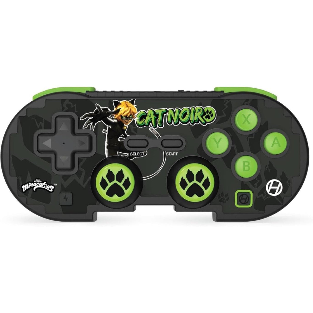 Hyperkin Official Miraculous Pixel Art Bluetooth Switch Controller - Cat Noir M01328-MTCN