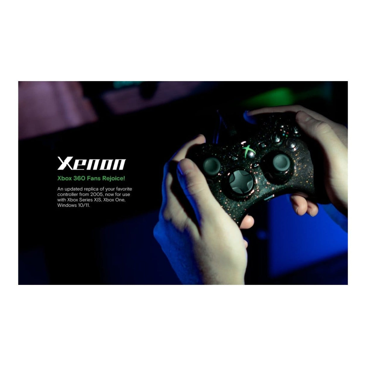 Hyperkin Xenon Twilight Galaxy Wired Xbox Controller M01368-TG