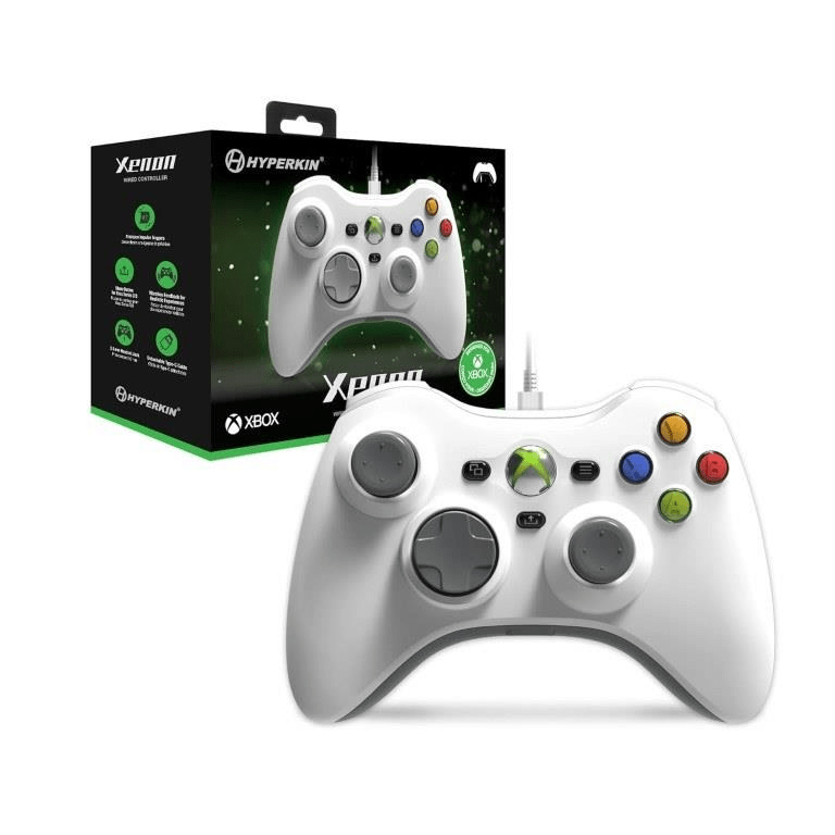 Hyperkin Xenon Wired Xbox Controller - White M01368-WH