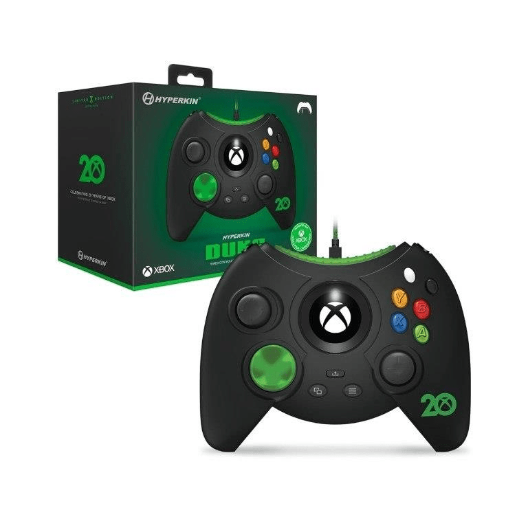 Hyperkin Xbox 20th Anniversary Limited Edition Duke Wired Xbox Controller - Black M02668-ANBK