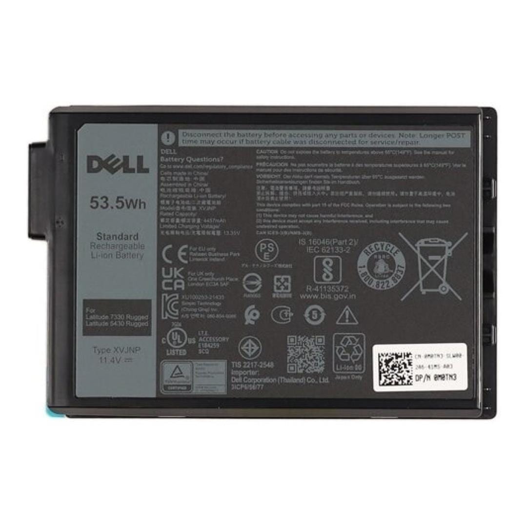 Dell 3-cell 53.5Wh Lithium Ion Replacement Notebook Battery M0TN3