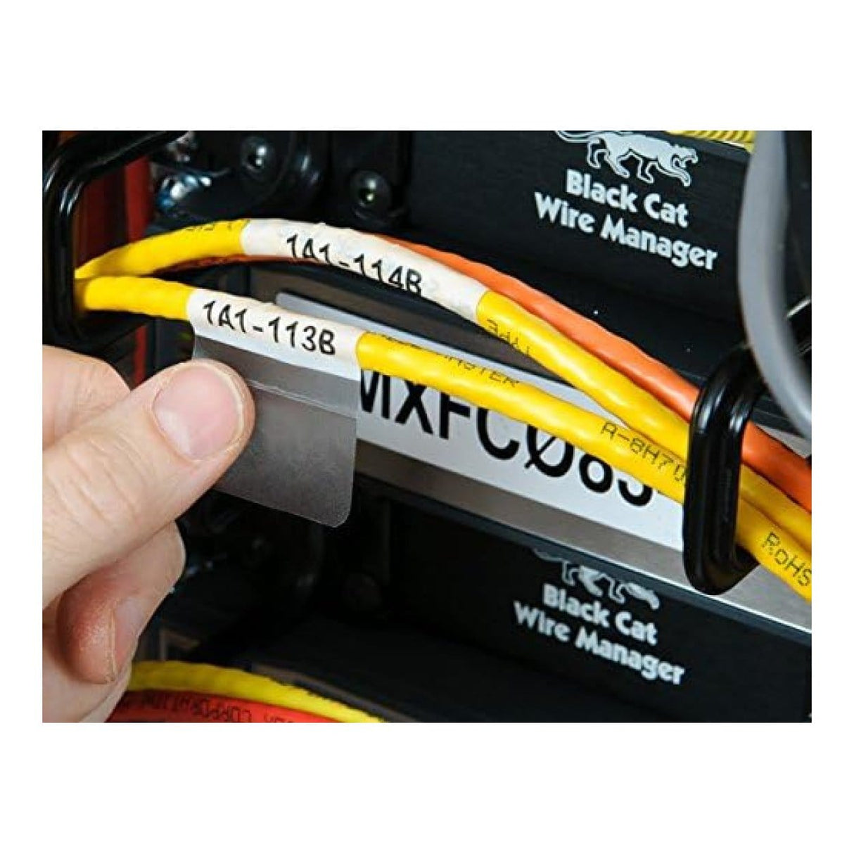 Brady M21 Black on White Vinyl Label Tape M21-1500-427
