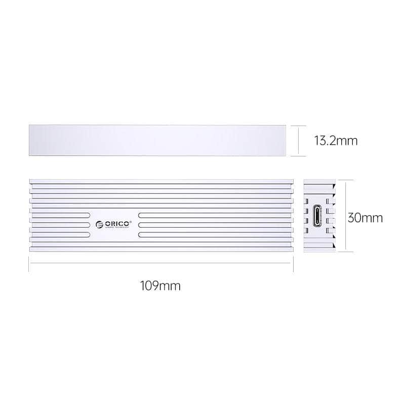 Orico M.2 Type-C External SSD Enclosure M231C3-SV-BP
