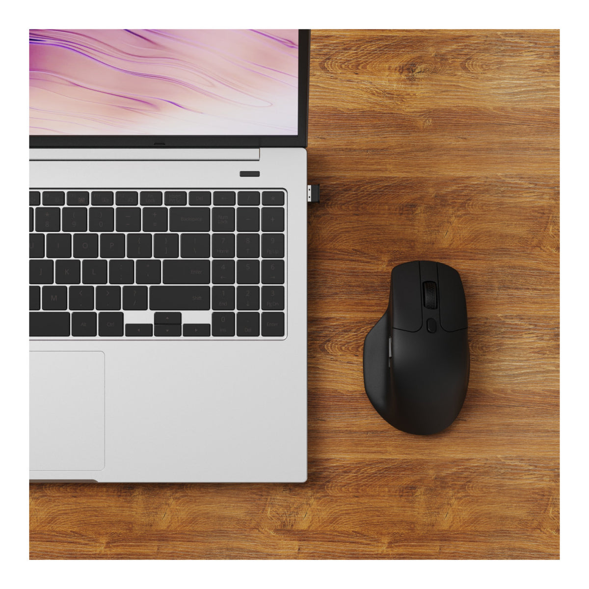 Keychron M6S-B72 1K Wireless Mouse Black