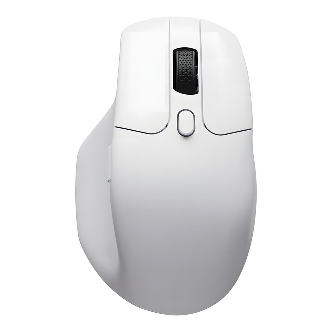 KeyChron M6SB72 1K Bluetooth 2.4GHz Wireless Mouse with Huano Silent Micro Switch - White M6S-B72