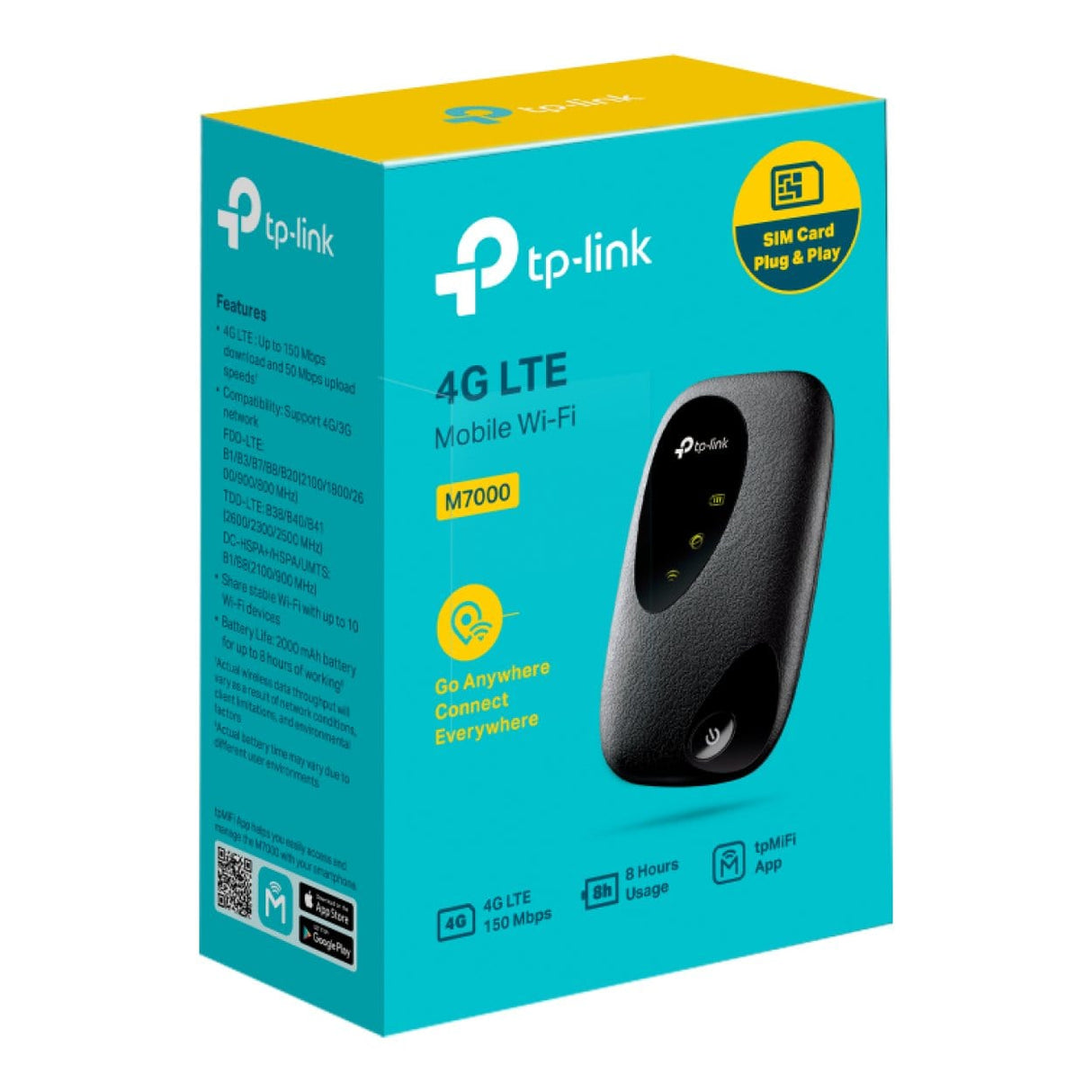 TP-Link MiFi M7000 4G LTE Mobile Wi-Fi Router