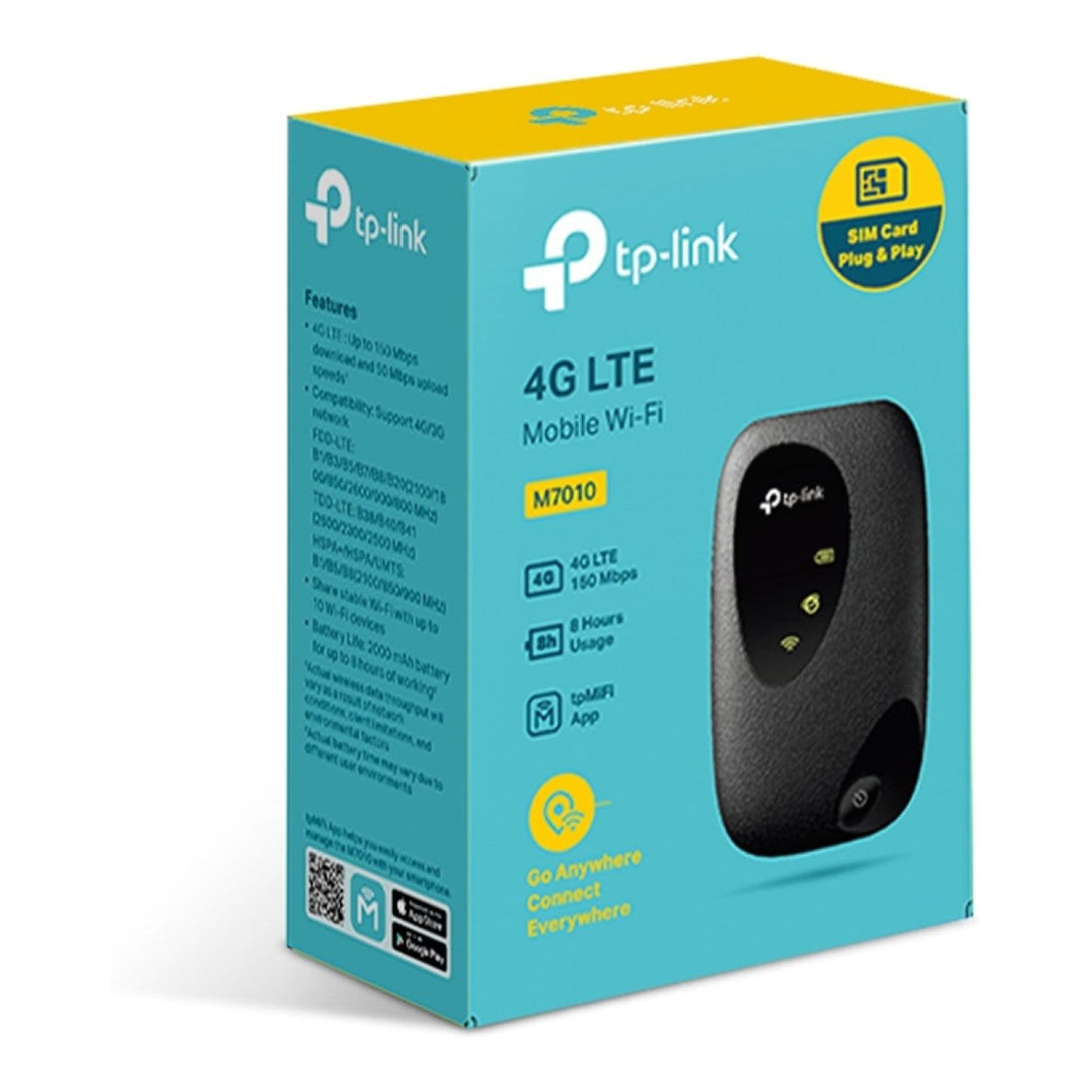 TP-Link MiFi M7010 4G LTE Wi-Fi Mobile Router