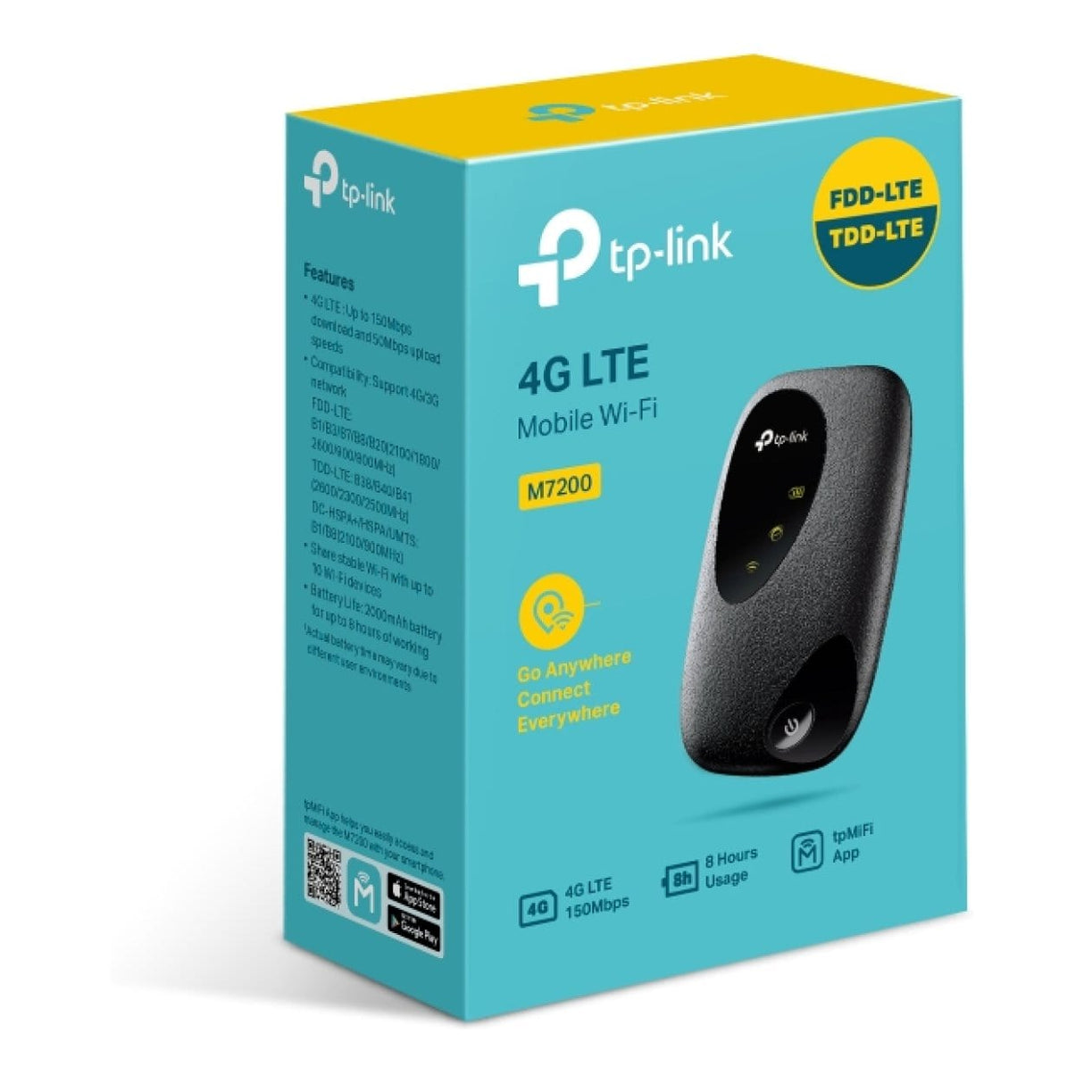 TP-Link MiFi M7200 4G LTE Mobile Wi-Fi Router
