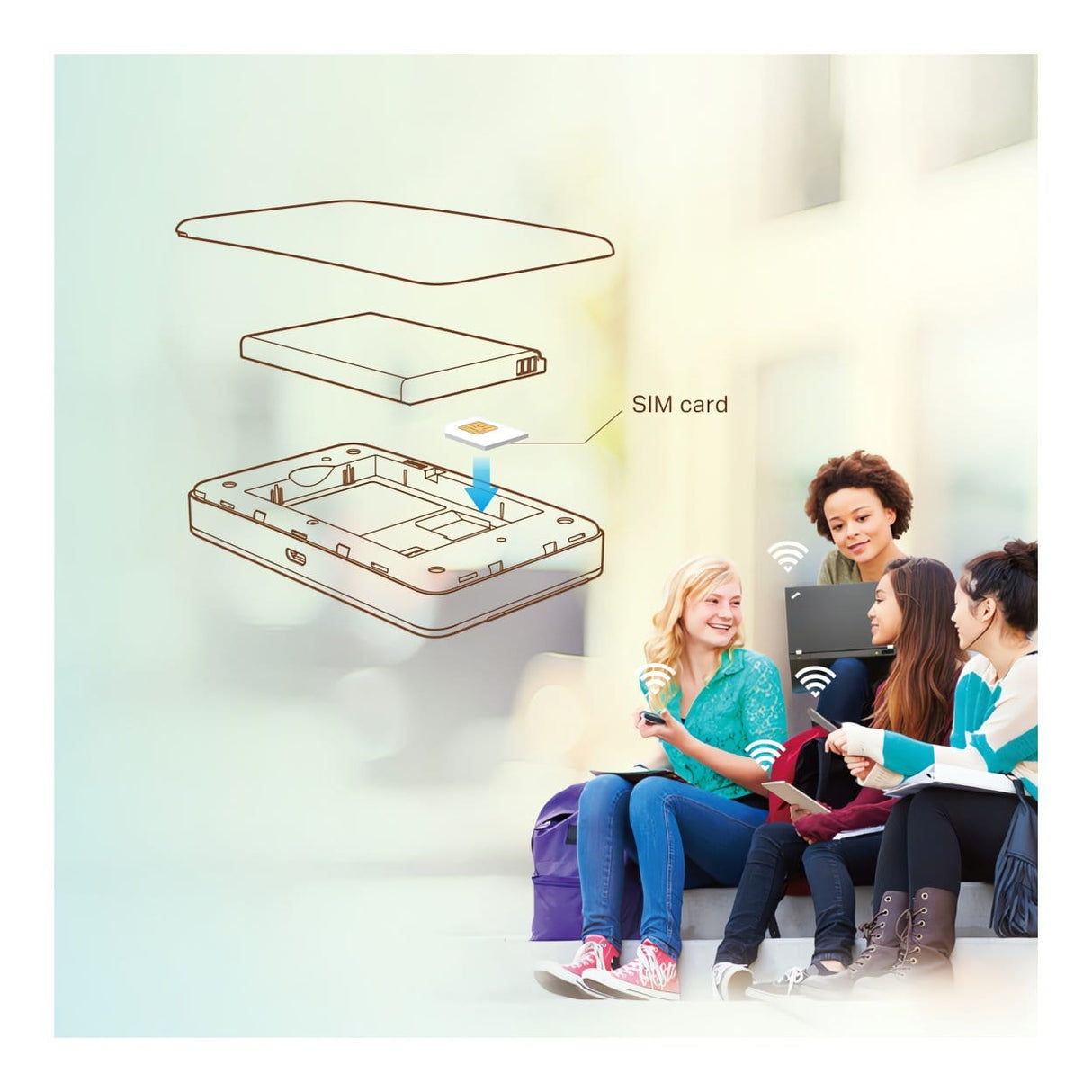 TP-Link MiFi M7350 4G LTE Mobile Wi-Fi Router