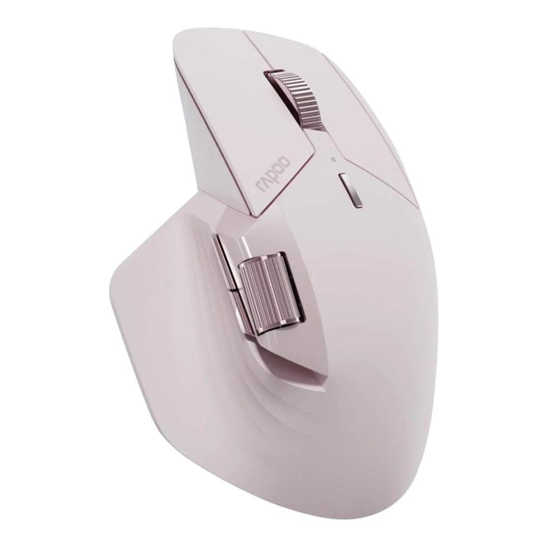 Rapoo M760L Wireless Multi-Mode Wireless Ergonomic Mouse Pink