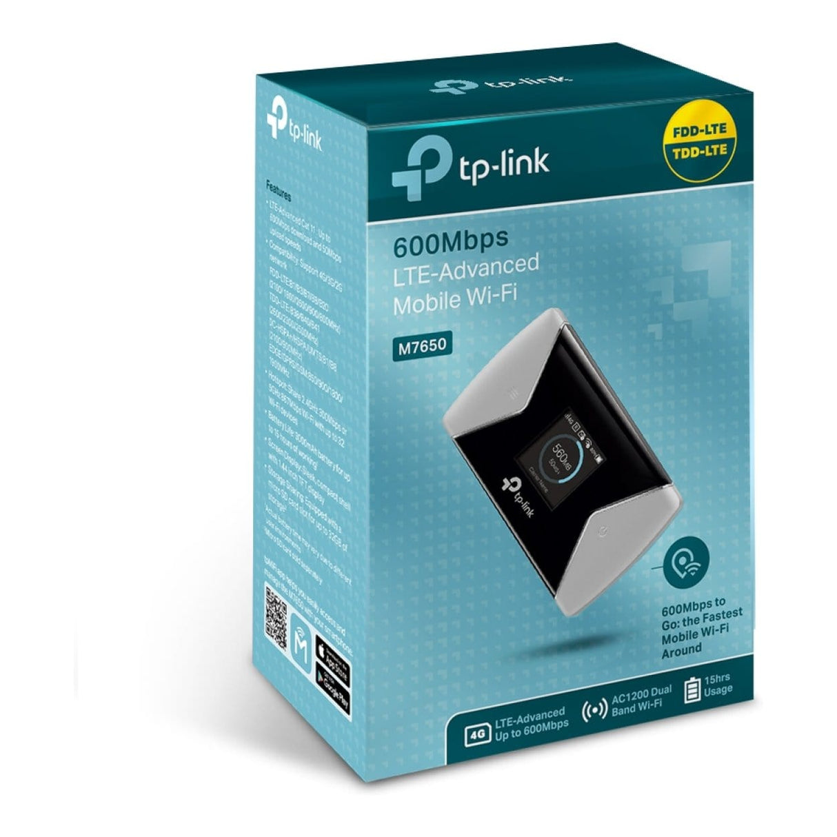 TP-Link MiFi M7650 600Mbps LTE-A Mobile Wi-Fi Router