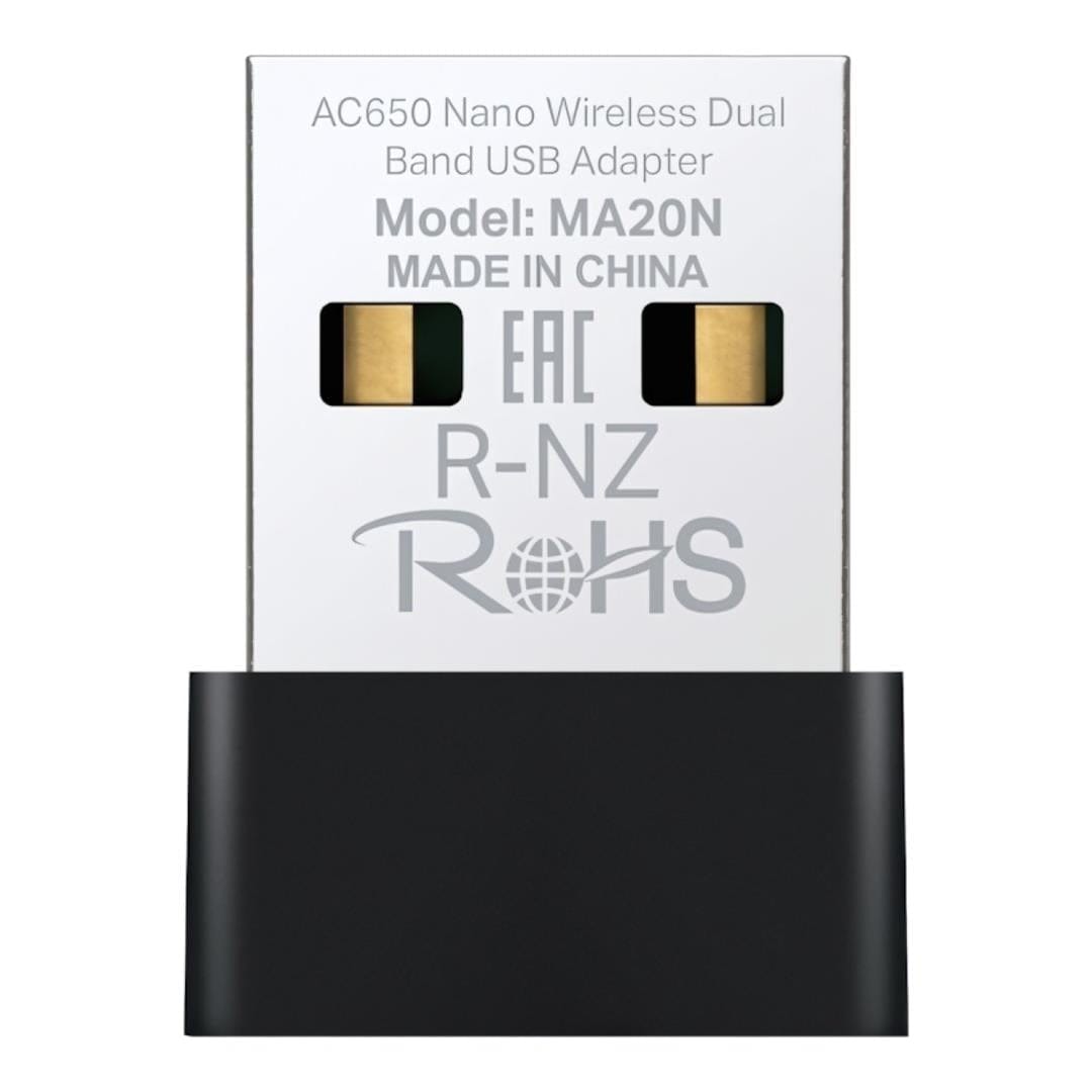 Mercusys AC650 Nano Wireless Dual Band USB Adapter MA20N