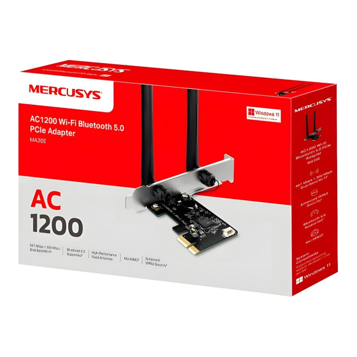 Mercusys MA30E AC1200 Wi-Fi Bluetooth PCIe Adapter