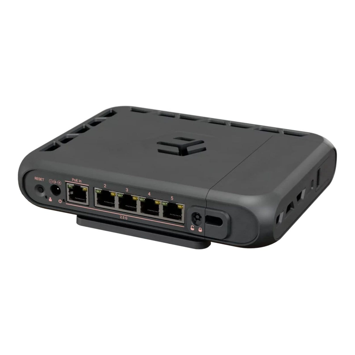 MikroTik hAP be3 Media BE9300 Wireless Router - Tri-band 2.4GHz 5GHz and 6GHz Black MA53UG+HBEH