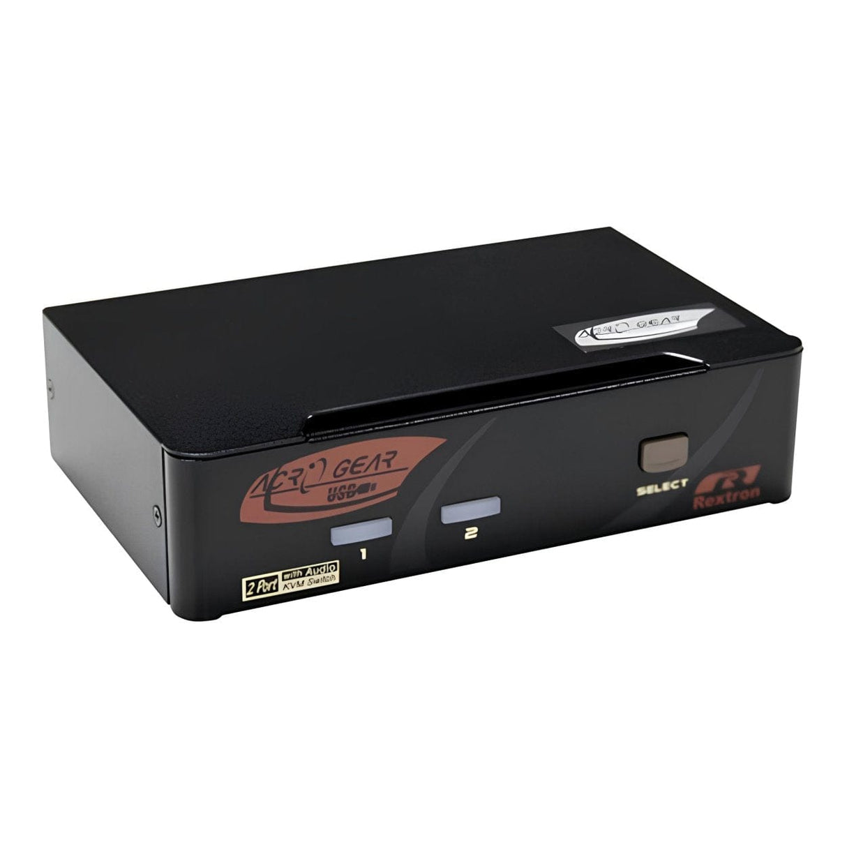 Rextron 2-port HDMI KVM Switch with USB 2.0 and Two-way Audio MAAG-112