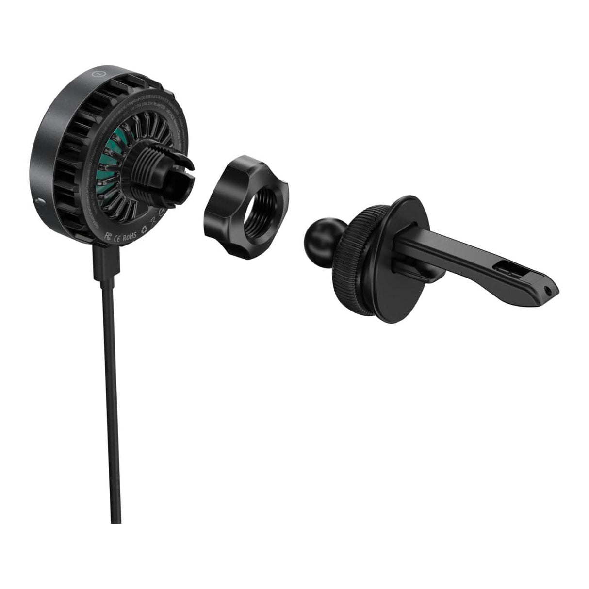 MagEasy MagMount 15W Qi2 Smart Cooling Car Charger Grey MAAIWA283SG24