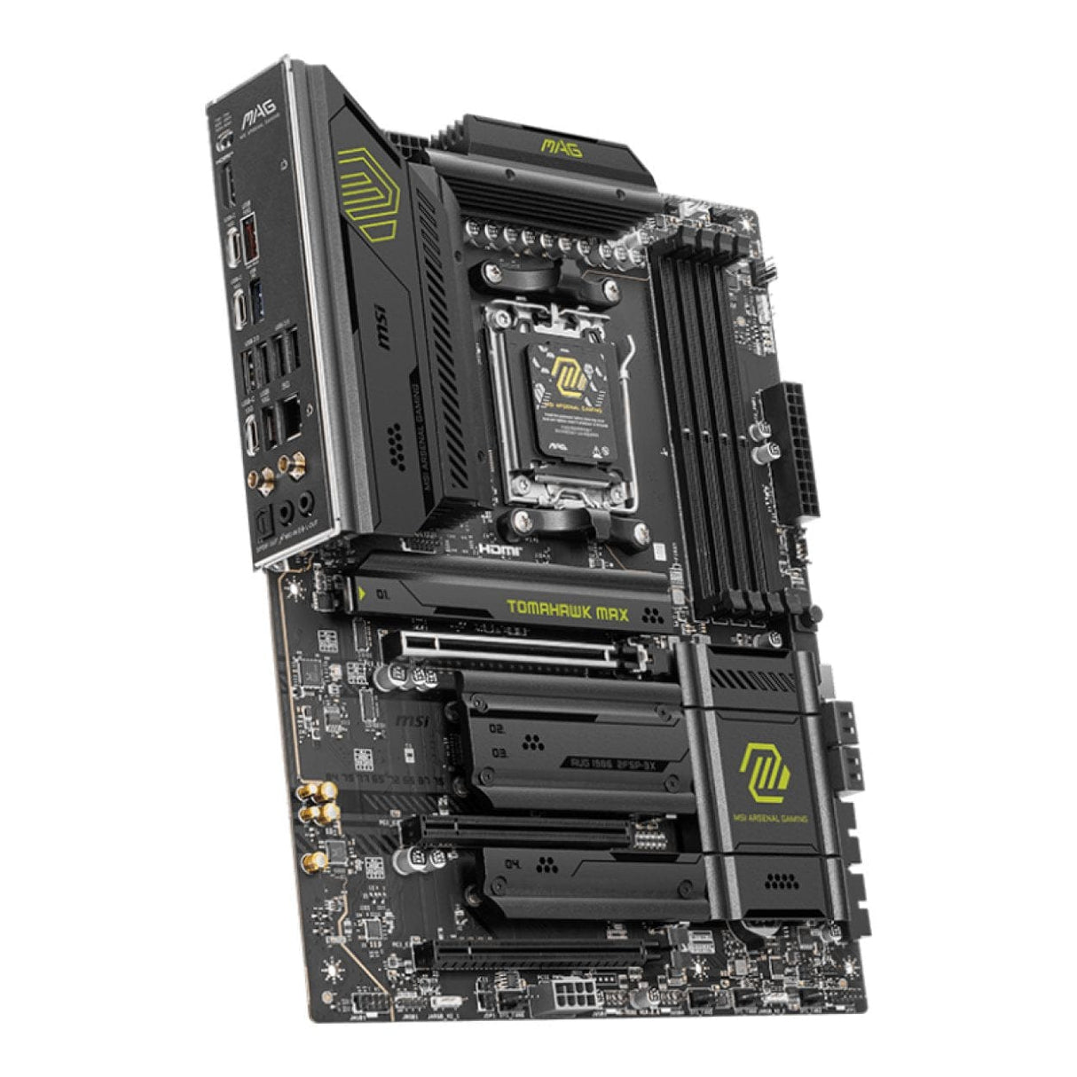 MSI MAG B850 TOMAHAWK MAX Wi-Fi AMD Socket AM5 AI-Ready ATX Motherboard