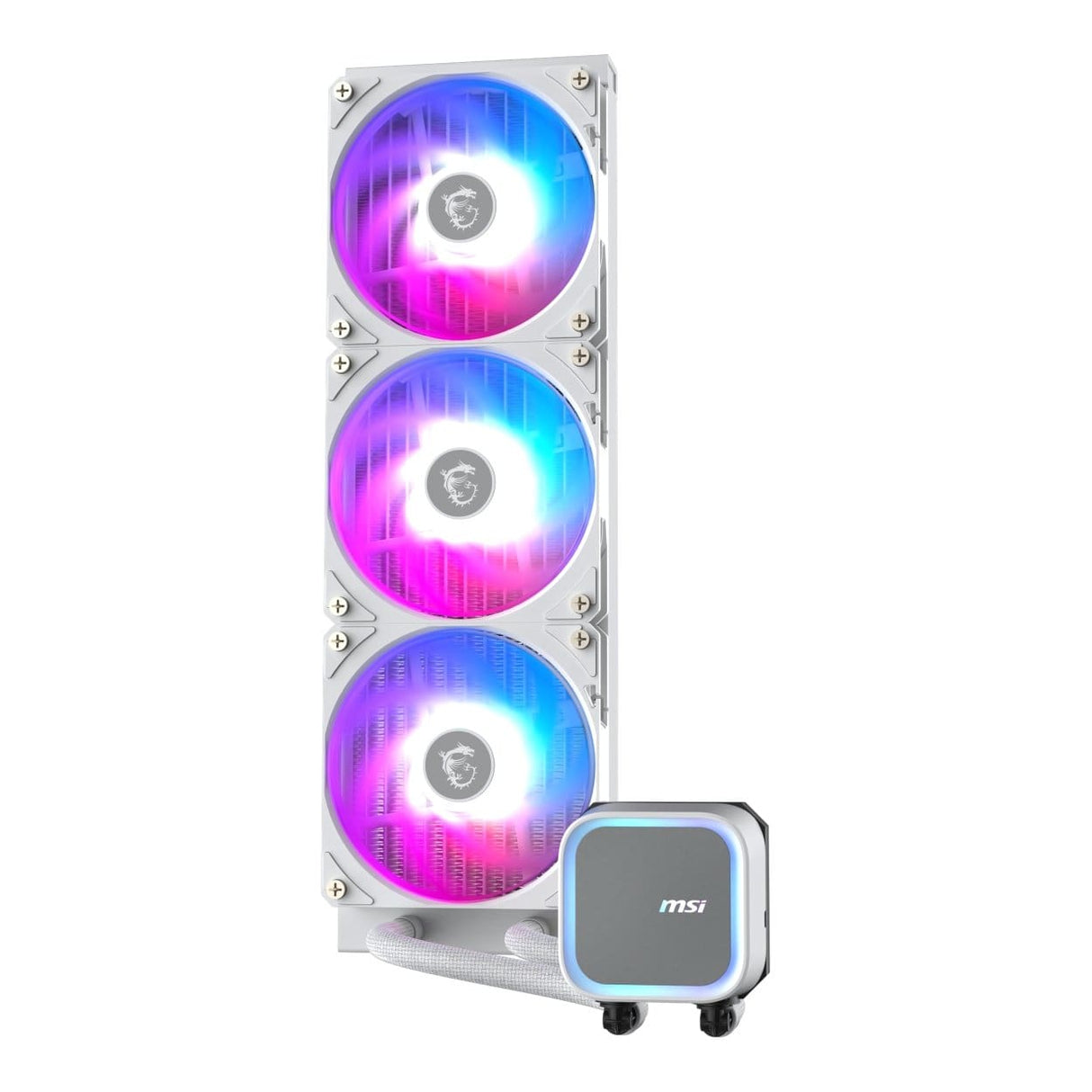 MSI MAG CoreLiquid A13 360 White 360mm ARGB All-In-One Liquid CPU Cooler White