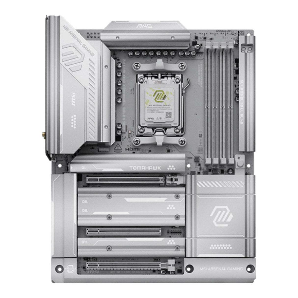 MSI MAG X870E Tomahawk MAX Wi-Fi PZ AMD Socket AM5 ATX Motherboard