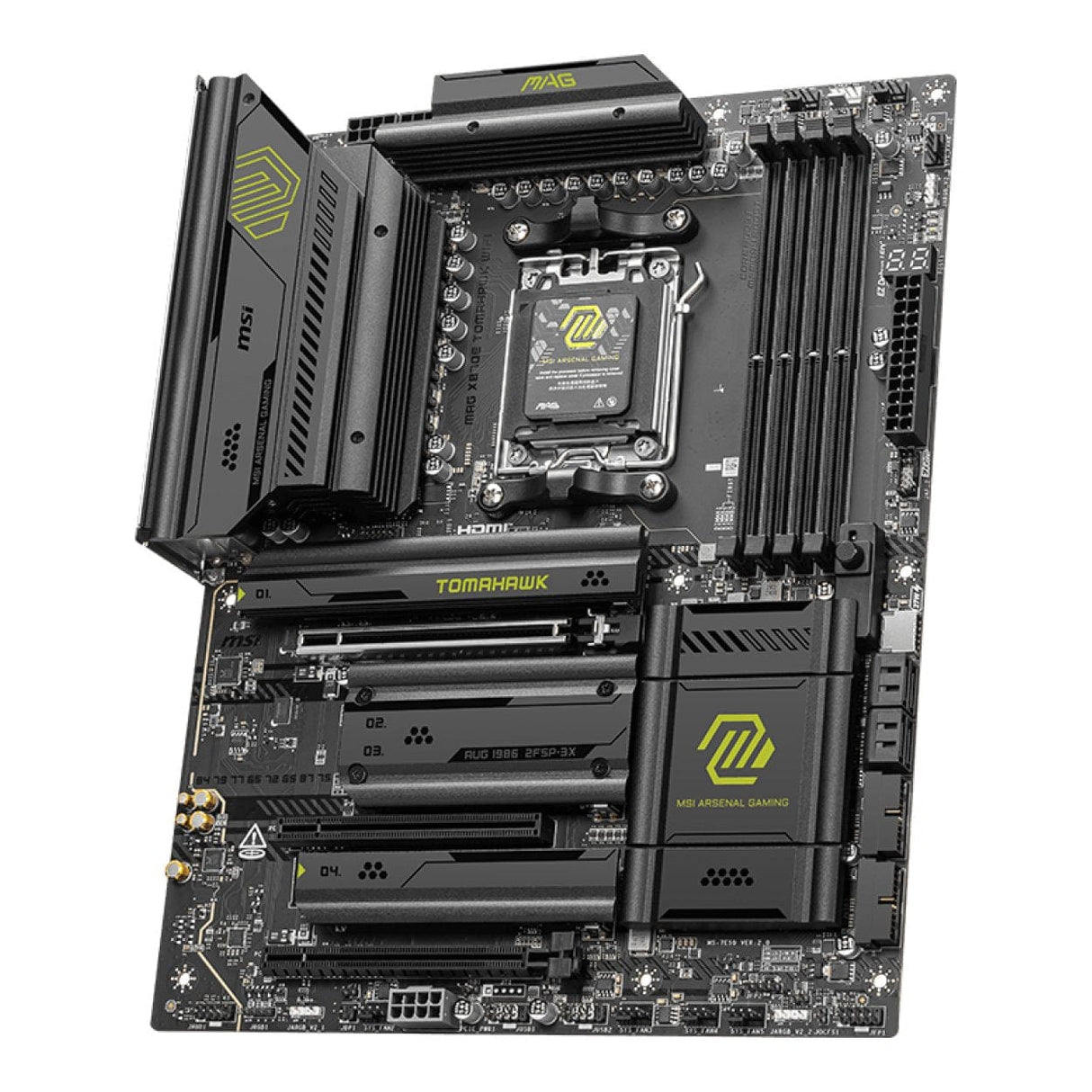 MSI MAG X870E Tomahawk Wi-Fi AMD Socket AM5 ATX Motherboard