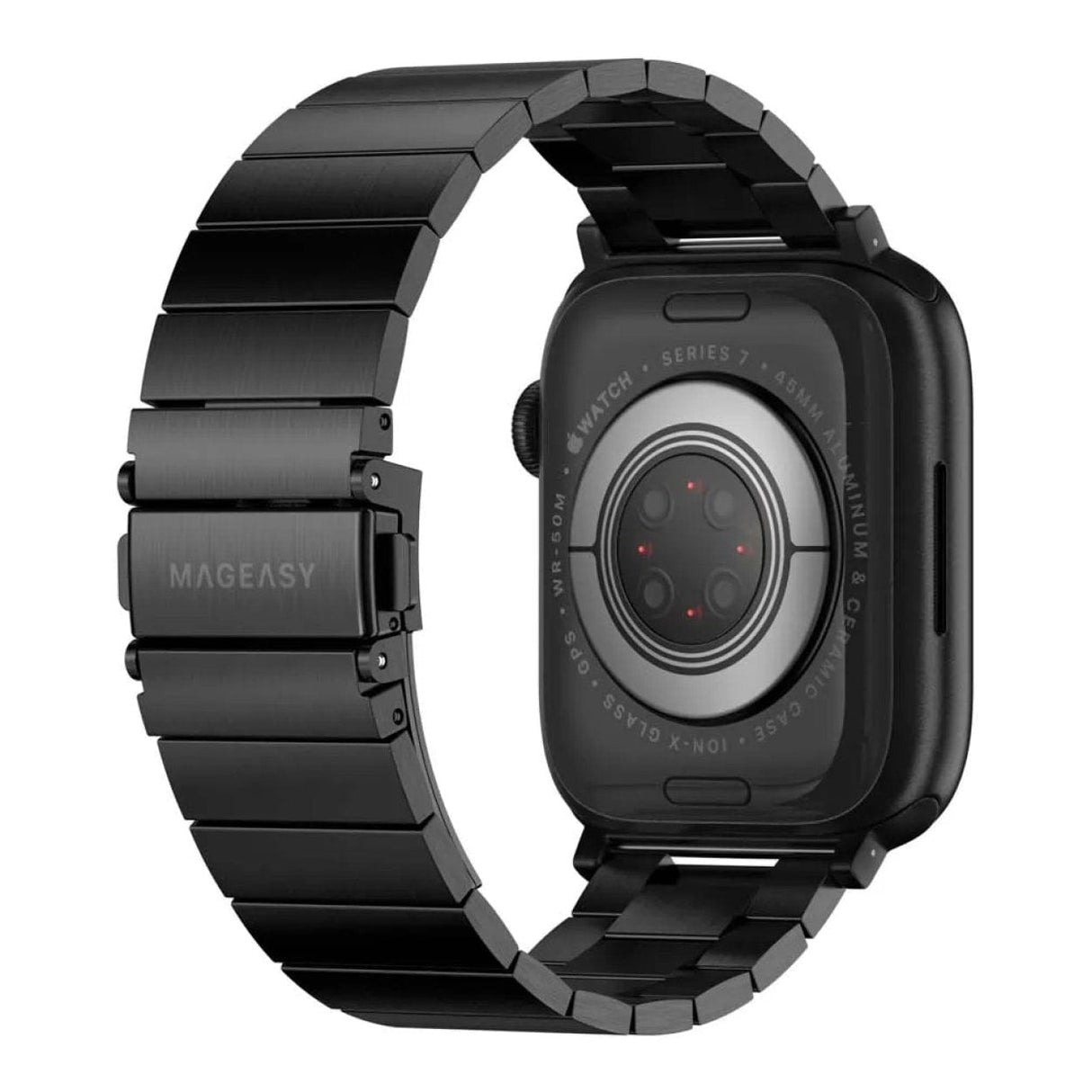 MagEasy Maestro 49mm Stainless Steel Band for Apple Watch Black MAW245034BK22