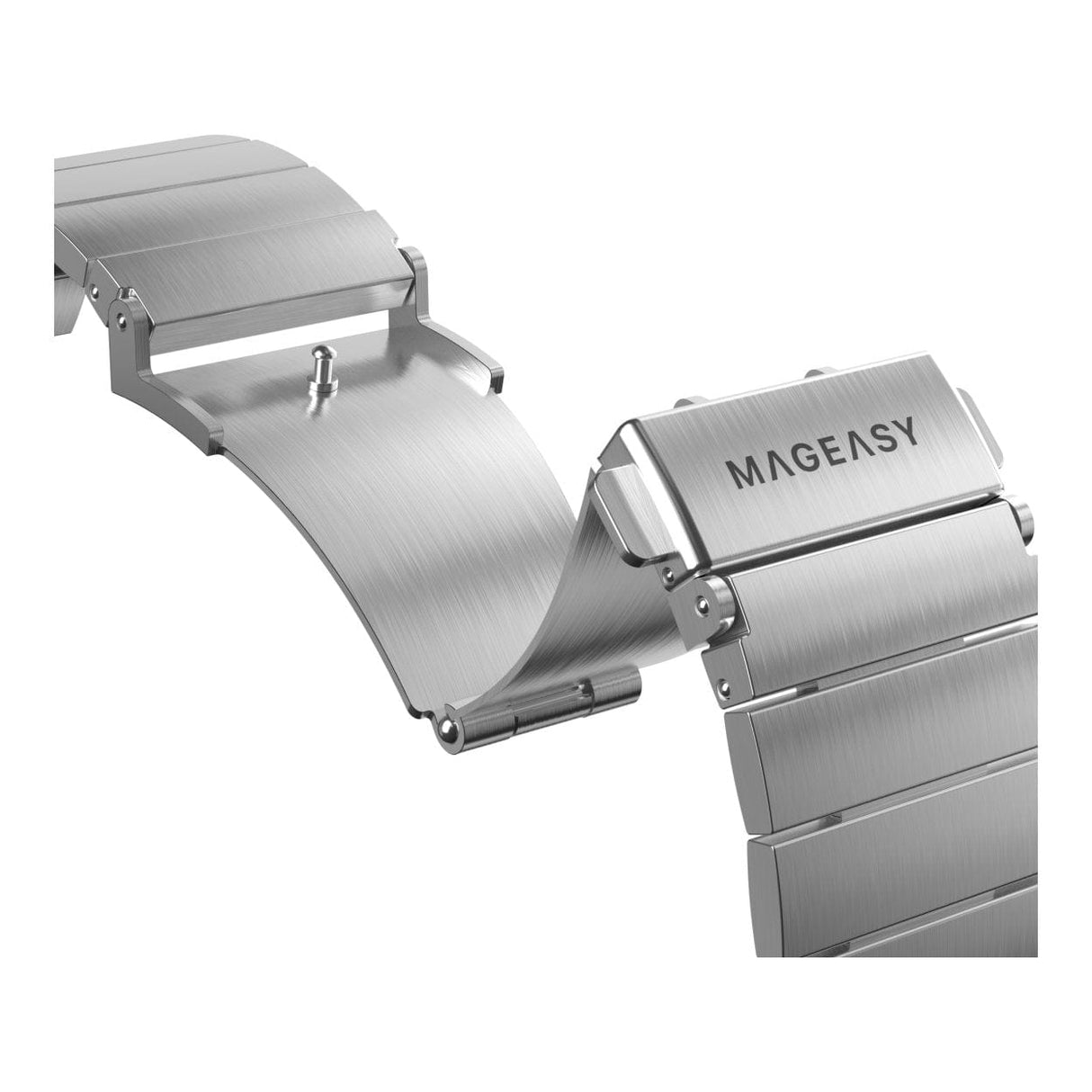 MagEasy Maestro 45mm Stainless Steel Band for Apple Watch Silver MAW245034SV22