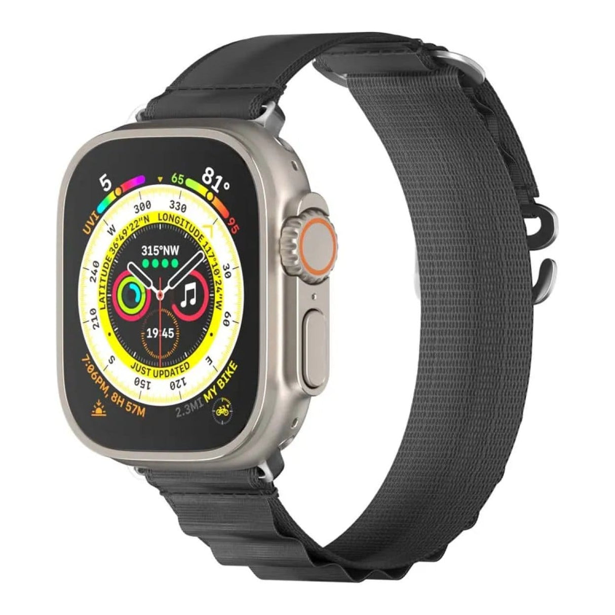 SwitchEasy 41mm Active Sport G-hook Watch Loop for Apple Watch Black MAW341160BK23