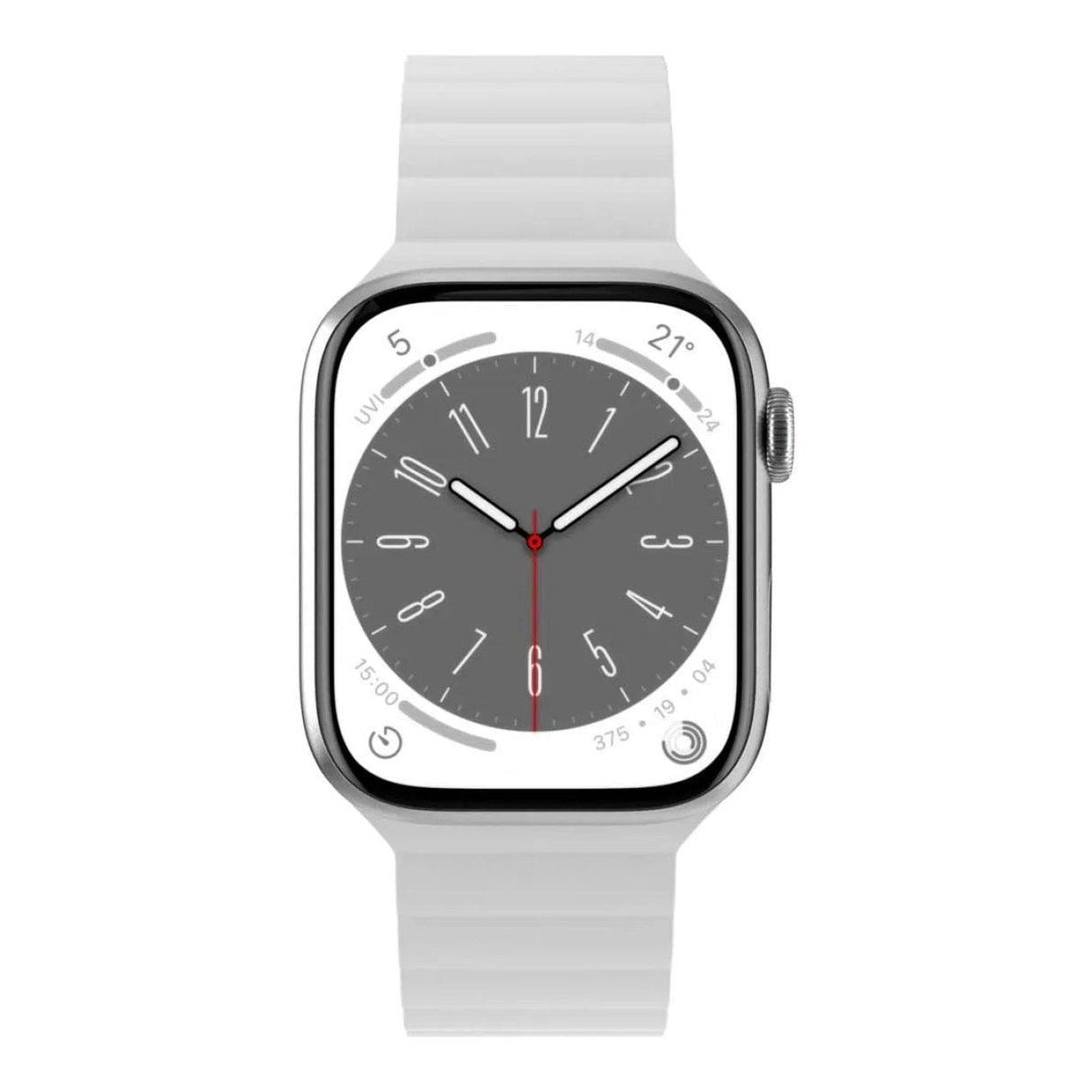 SwitchEasy 45mm Skin Silicone Magnetic Watch Band for Apple Watch Skywriting MAW459078SY23