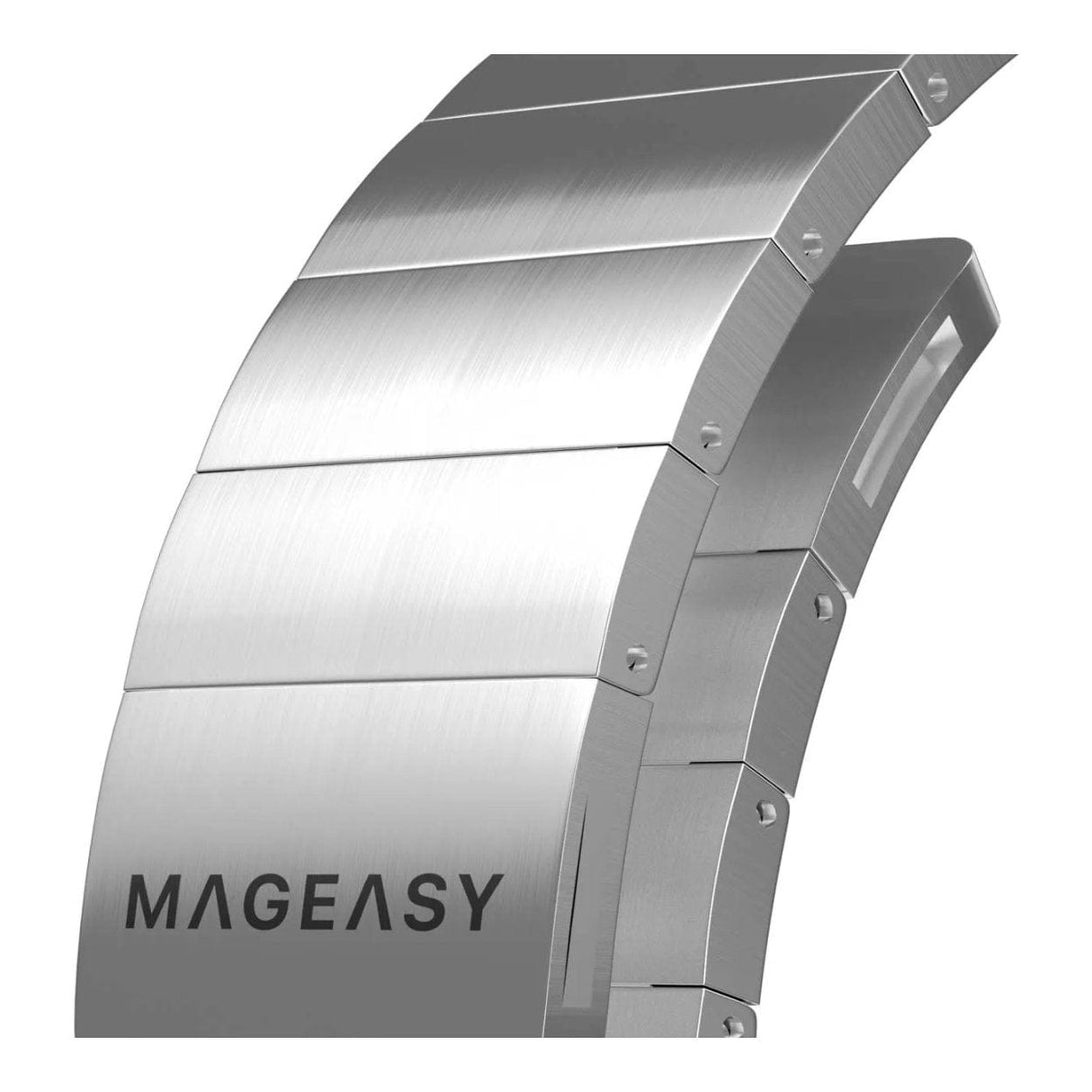 MagEasy Maestro M 41mm Magnetic Stainless Steel Band for Apple Watch Silver MAW801044SV22