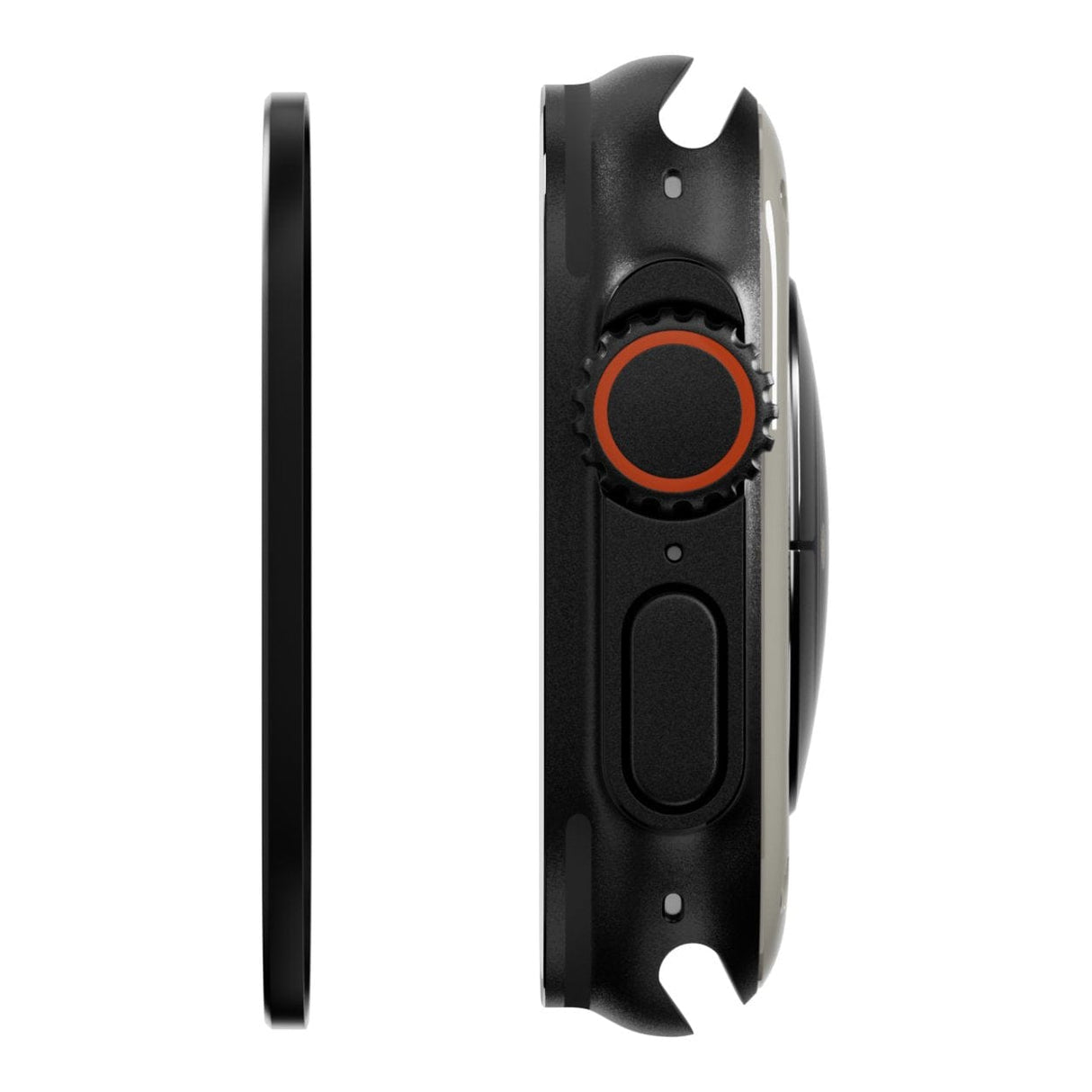 MagEasy Fortiz Sapphire Screen Protector for Apple Watch - Midnight Black