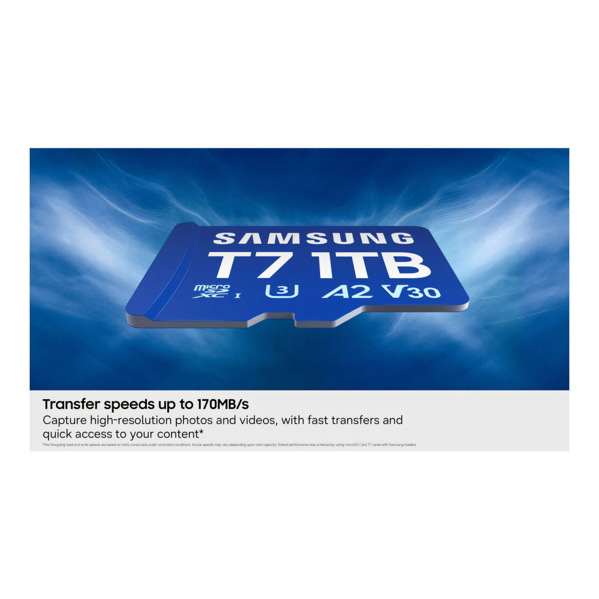 Samsung T7 512GB UHS-I Class U3 microSDXC Memory Card MB-MB512T/WW