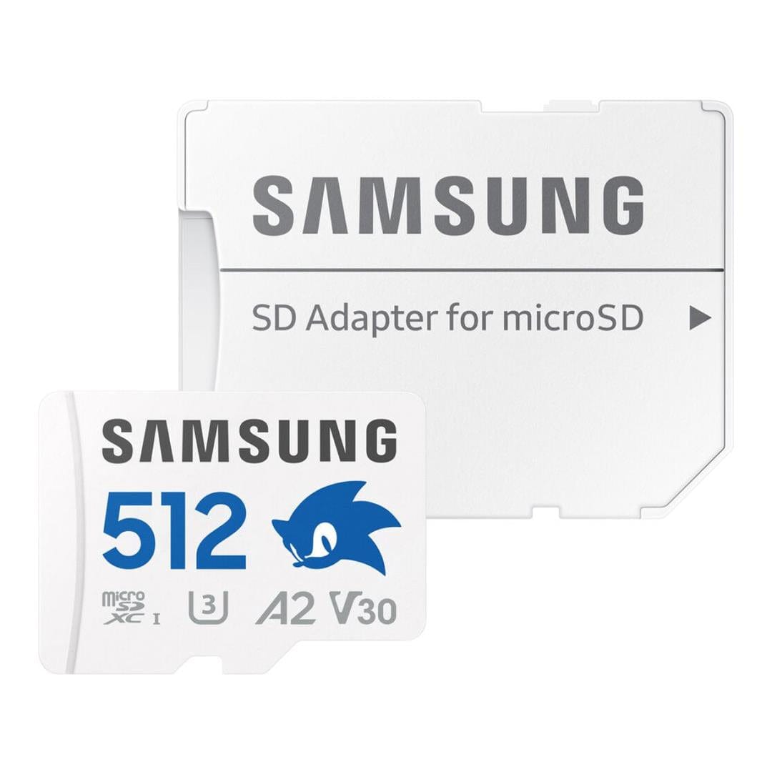 Samsung Pro Plus Sonic the Hedgehog Memory Card 512GB MicroSDXC UHS-I Class 10 MB-MD512SA/LC1