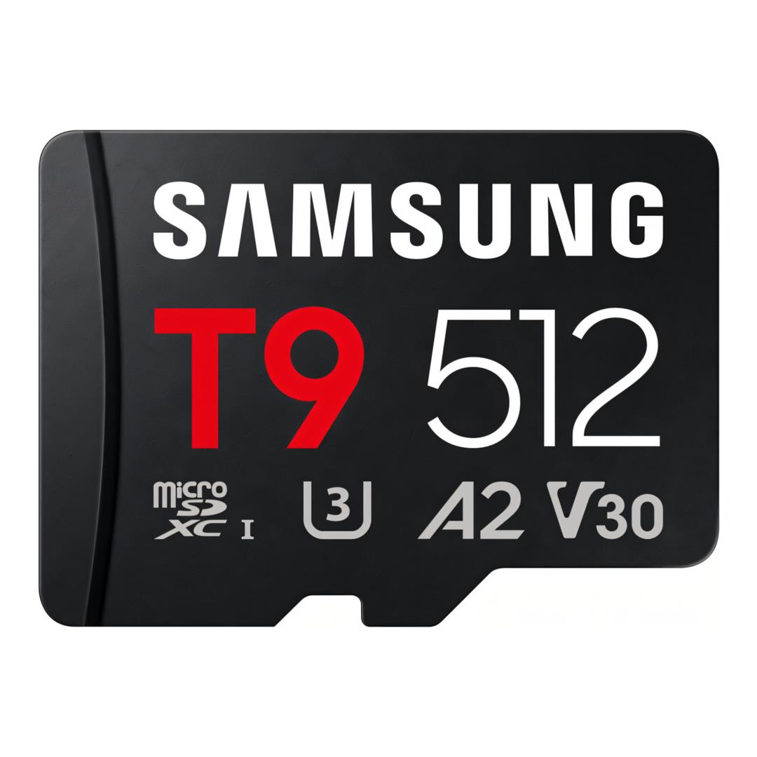 Samsung T9 512GB UHS-I Class U3 microSDXC Memory Card MB-MH512T/WW