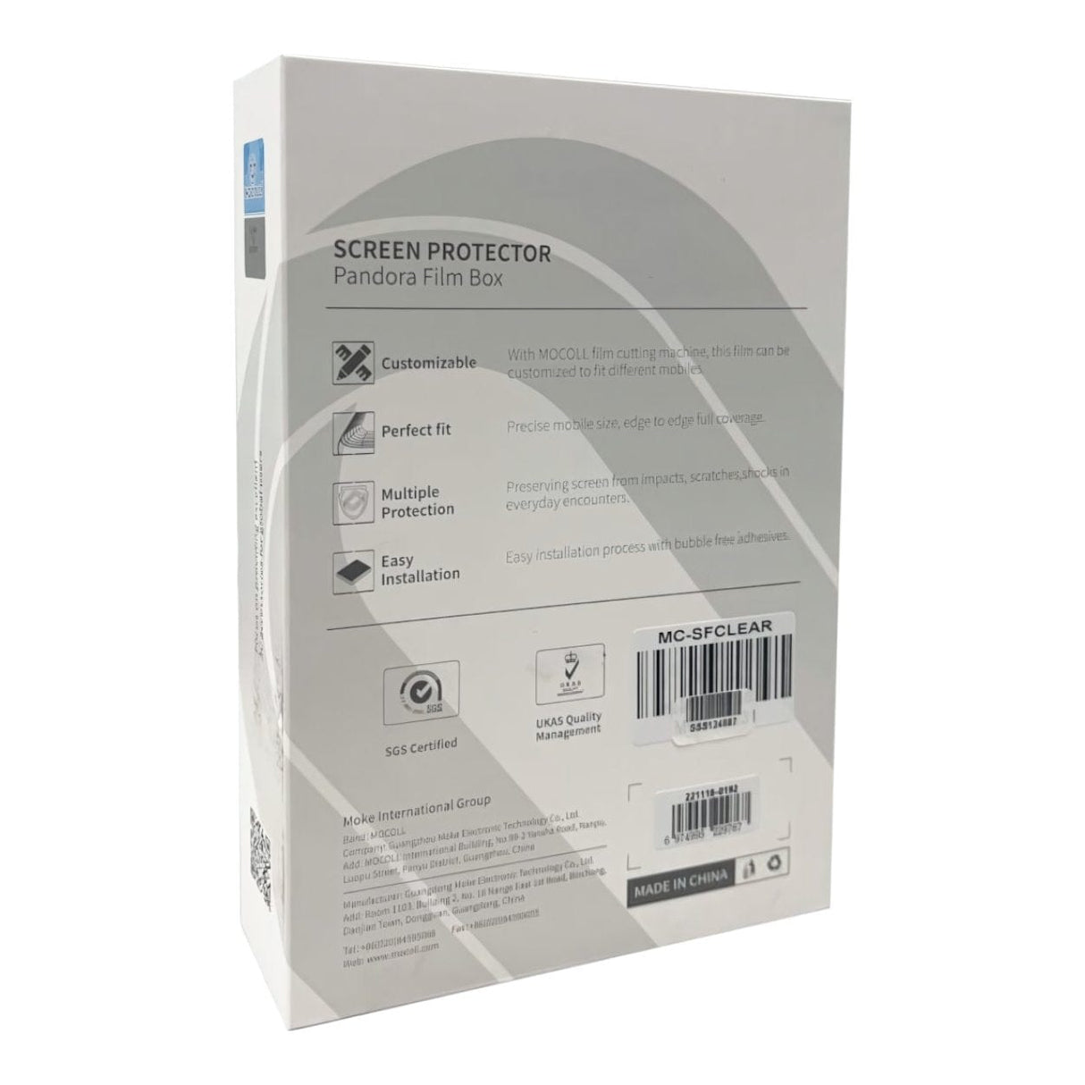 Mocoll Recovery Film Screen Protector Pandora Film Box 50-pack - Clear MC-SFCLEAR