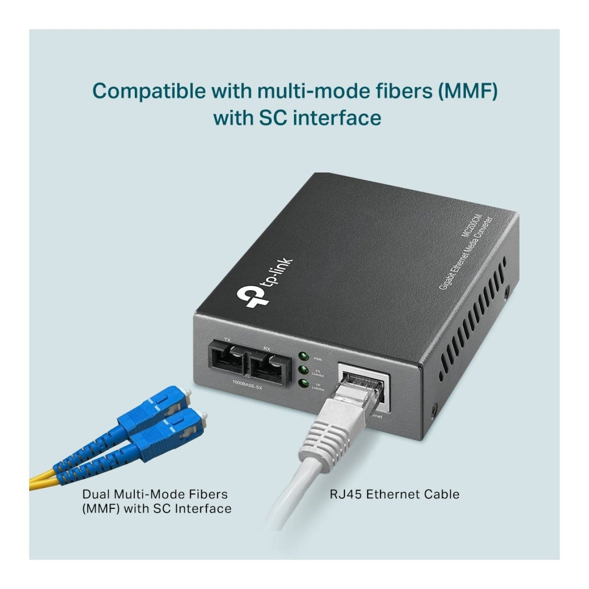 TP-Link Omada MC200CM Gigabit Multi-Mode Media Converter