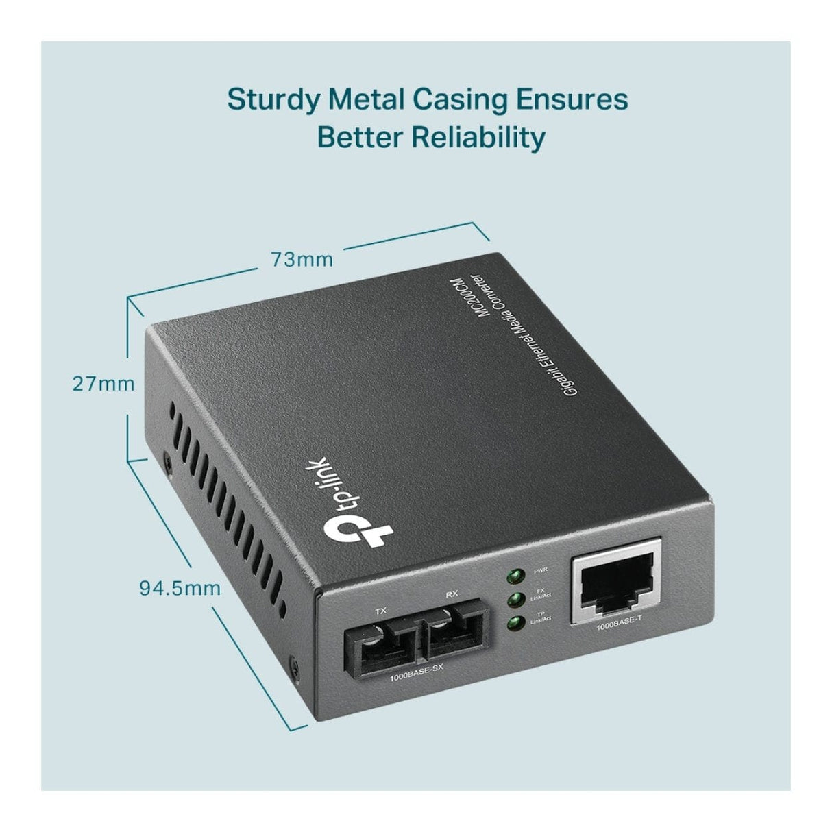 TP-Link Omada MC200CM Gigabit Multi-Mode Media Converter