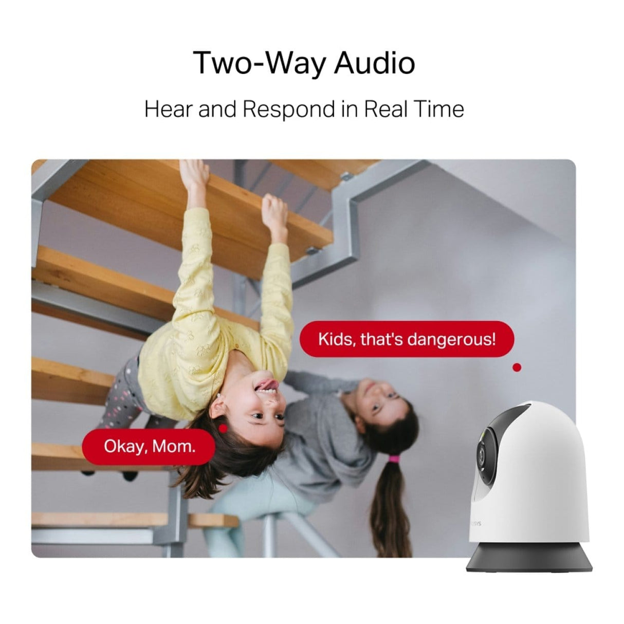 Mercusys MC210 2K 3MP Wi-Fi Pan/Tilt Home Security Camera