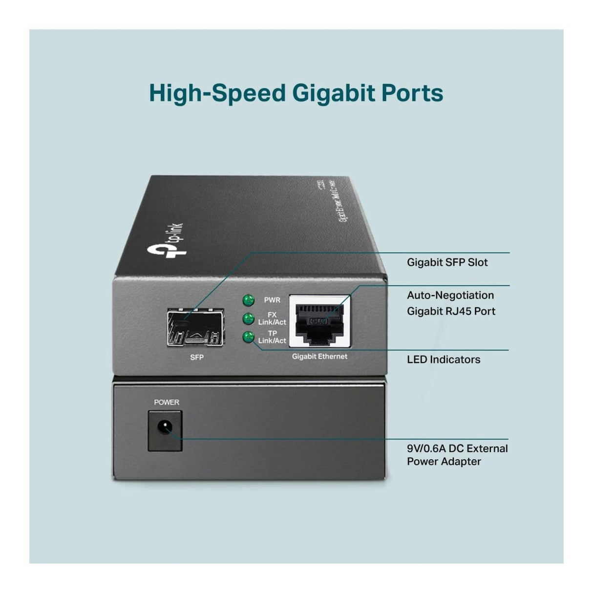 TP-Link Omada MC220L Gigabit SFP Media Converter