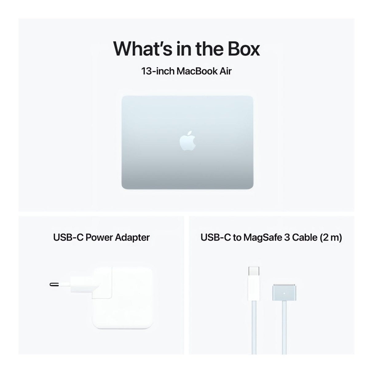 Apple MacBook Air 13.6-inch Retina Laptop - Apple M4 256GB SSD 16GB RAM macOS Sky Blue