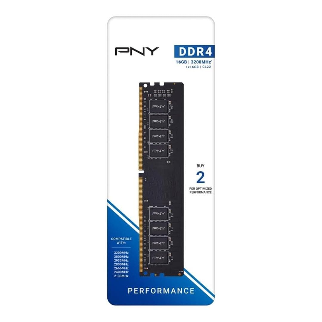 PNY MD16GSD43200-TB Memory Module 16GB DDR4 3200MHz