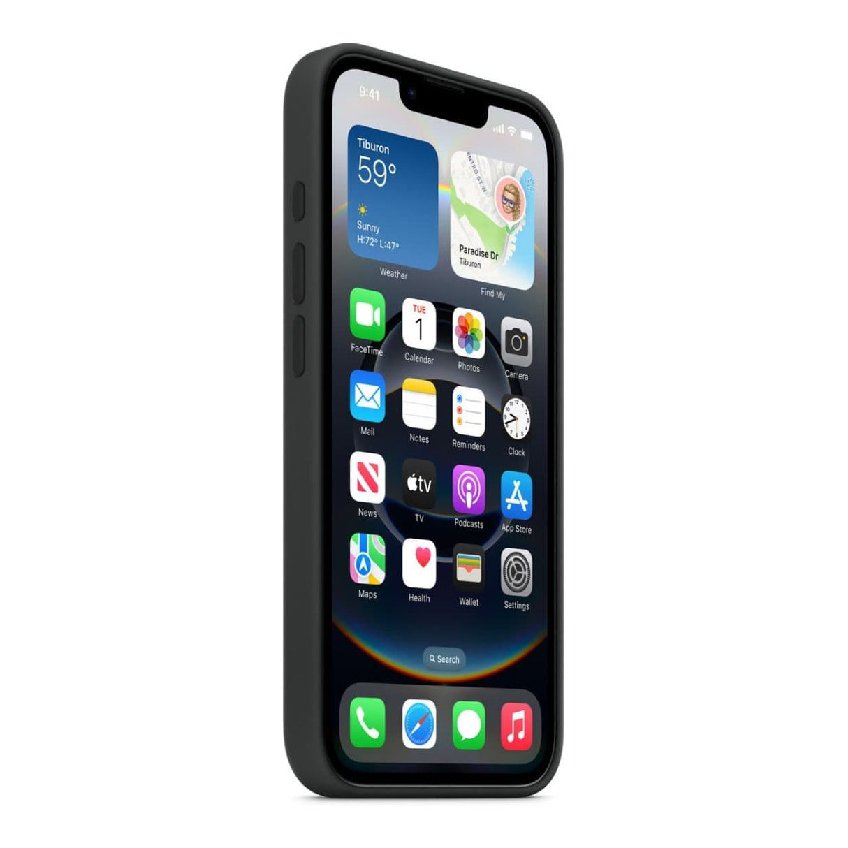 Apple iPhone 16e Black Silicone Case MD3N4ZM/A