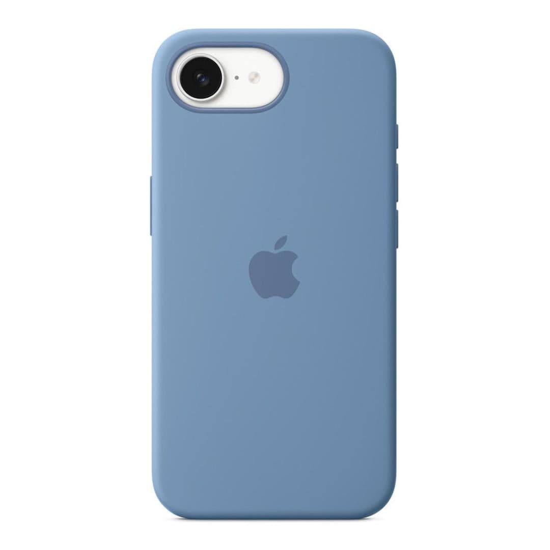 Apple iPhone 16e Winter Blue Silicone Case MD3Q4ZM/A