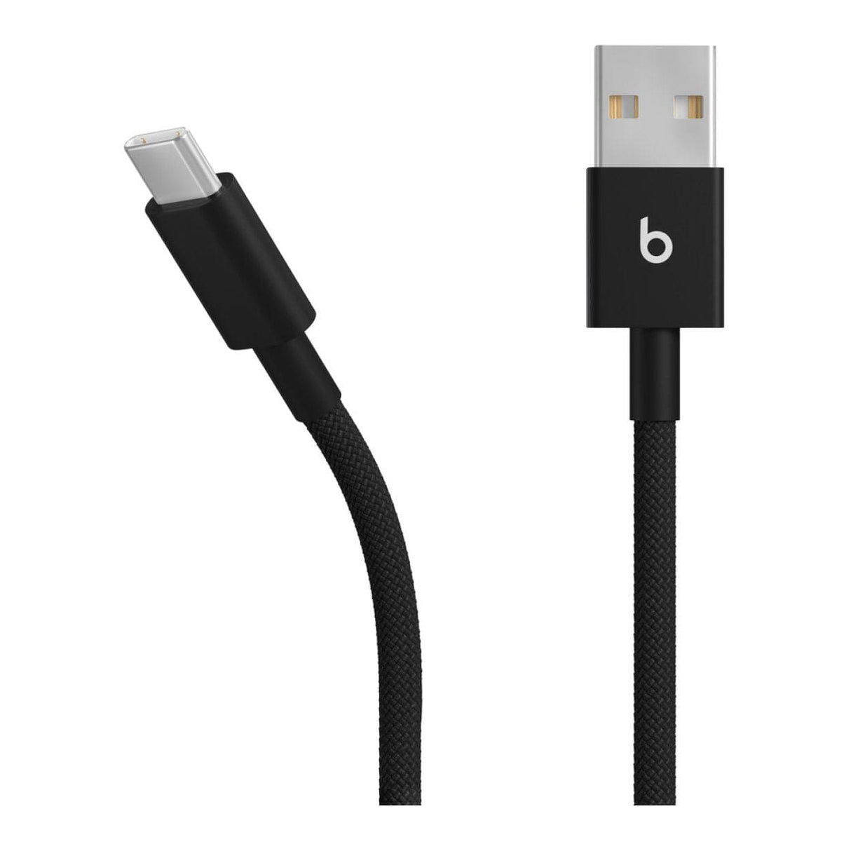 Beats by Dr. Dre 1.5m USB-A to USB-C Woven Cable - Bolt Black MDGG4EE/A