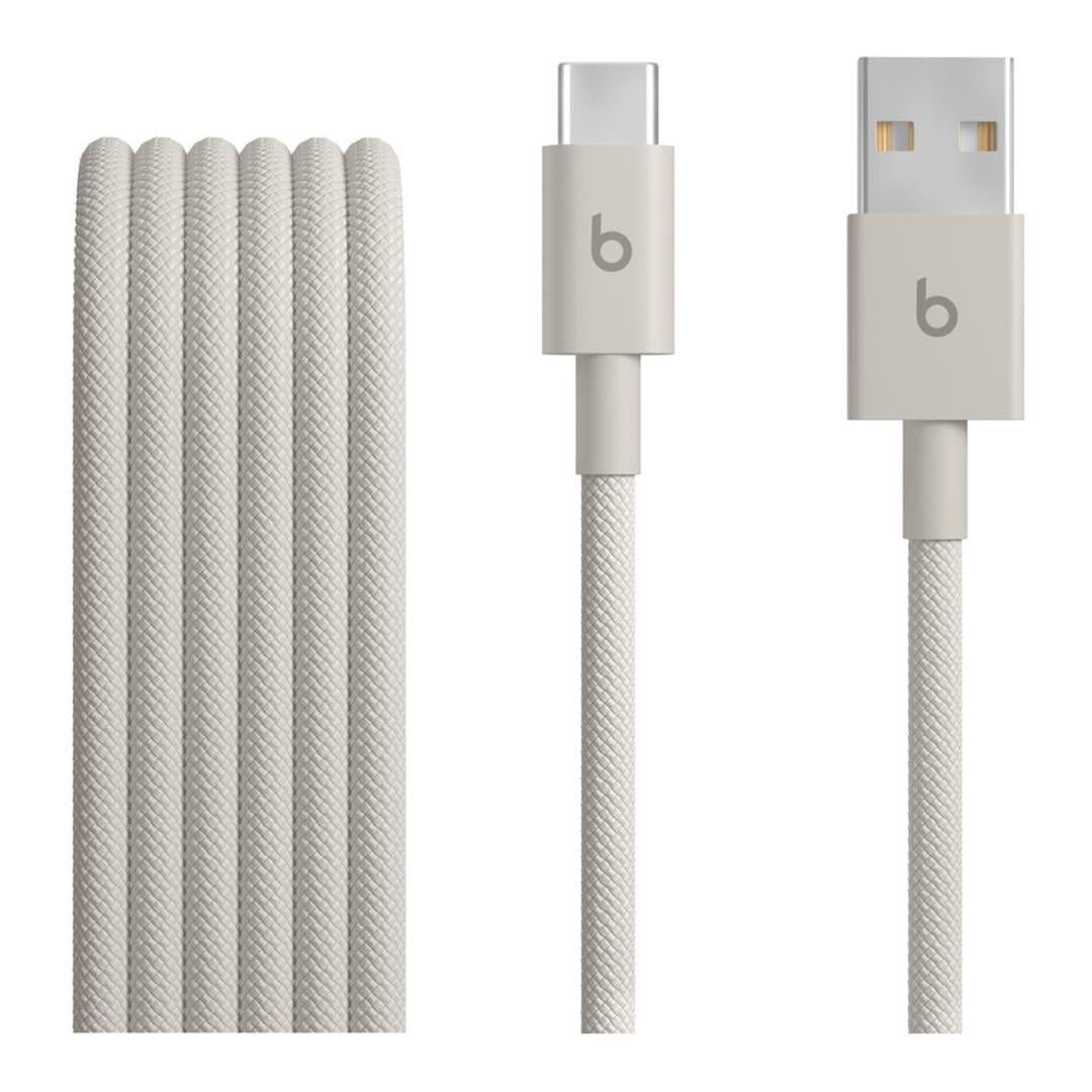 Beats by Dr. Dre 1.5m USB-A to USB-C Woven Cable - Surge Stone MDGJ4EE/A